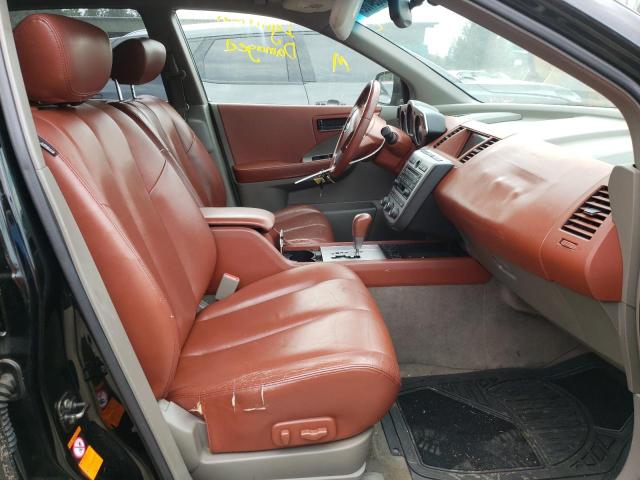 Photo 5 from auction – 2005 NISSAN MURANO SL with VIN JN8AZ08W85W403333