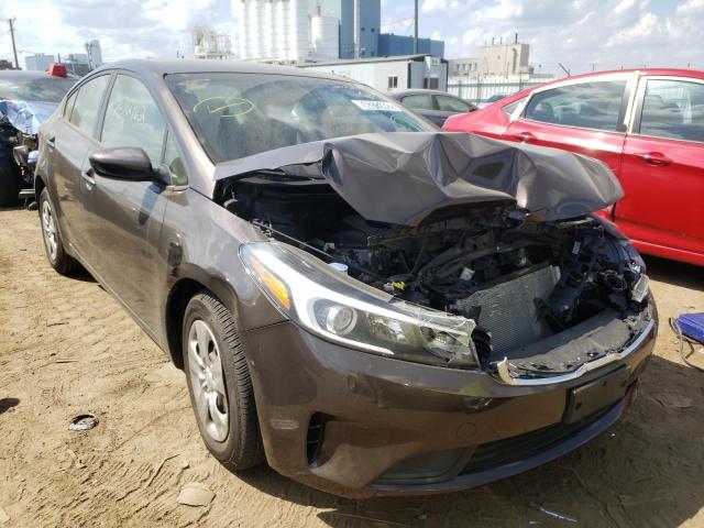 KIA FORTE LX 2018 with VIN 3KPFL4A7XJE180116 - Photo from auction