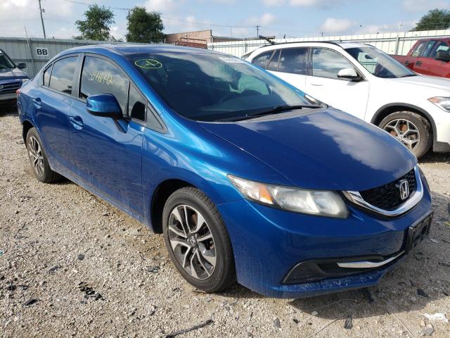 HONDA CIVIC EX 2013 with VIN 19XFB2F82DE225269 - Photo from auction