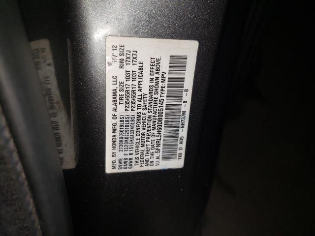 Photo 10 from auction – 2013 HONDA ODYSSEY EX with VIN 5FNRL5H60DB005145