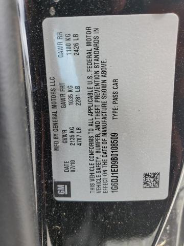 Photo 10 from auction – 2011 CADILLAC CTS PERFOR with VIN 1G6DJ1ED9B0108509