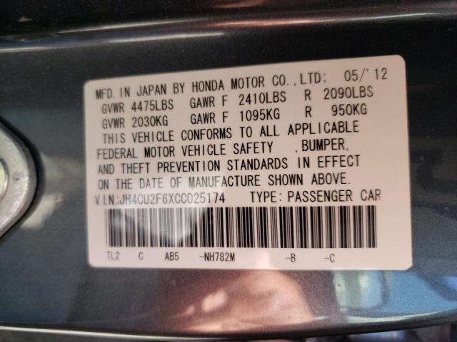 صورة رقم 10 من المزاد - 2012 ACURA TSX TECH مع VIN JH4CU2F6XCC025174