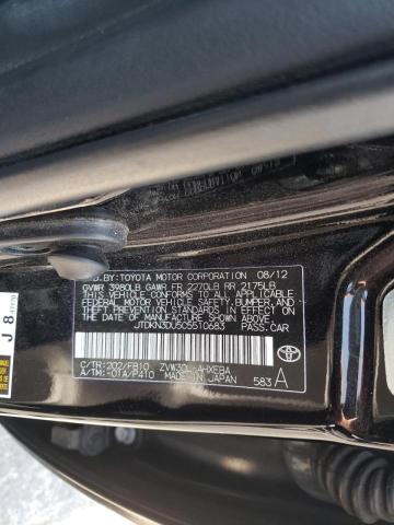 Photo 10 from auction – 2012 TOYOTA PRIUS with VIN JTDKN3DU5C5510683