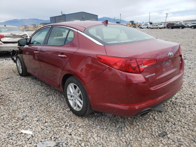Photo 3 from auction – 2013 KIA OPTIMA LX with VIN 5XXGM4A70DG149115