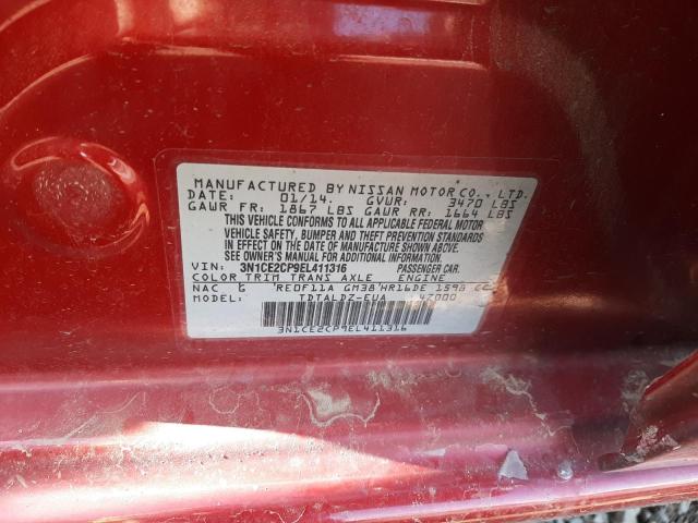 Photo 10 from auction – 2014 NISSAN VERSA NOTE with VIN 3N1CE2CP9EL411316