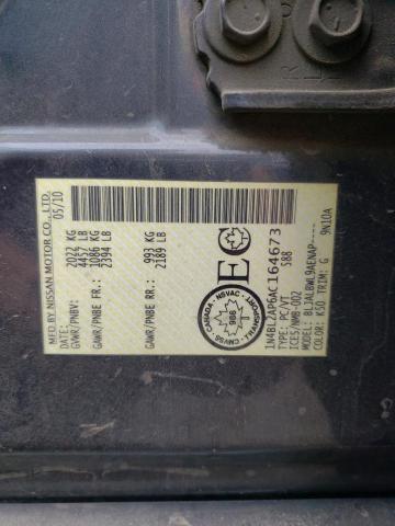 Photo 10 from auction – 2010 NISSAN ALTIMA SR with VIN 1N4BL2AP6AC164673