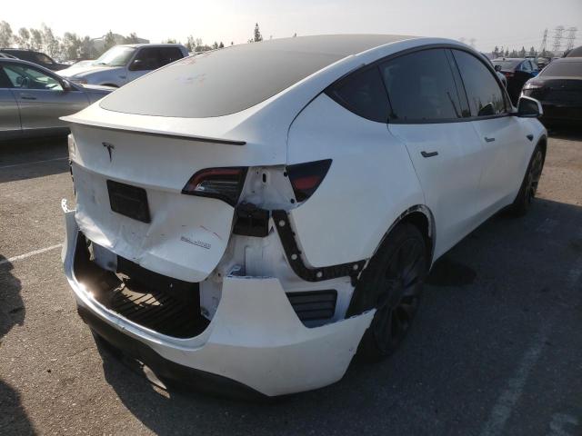 Photo 4 from auction – 2021 TESLA MODEL Y with VIN 5YJYGDEF7MF216082