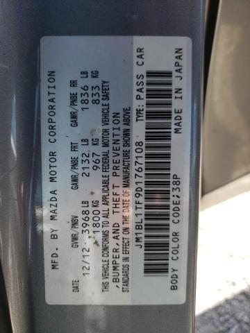 Photo 10 from auction – 2013 MAZDA 3 I with VIN JM1BL1TF9D1767108