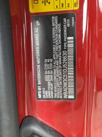 Photo 10 from auction – 2013 BMW 328 I with VIN WBADW3C51DJ526630