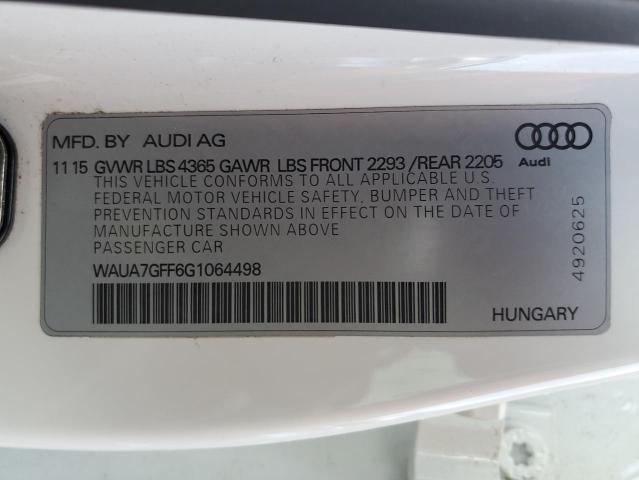 Photo 10 from auction – 2016 AUDI A3 PREMIUM with VIN WAUA7GFF6G1064498