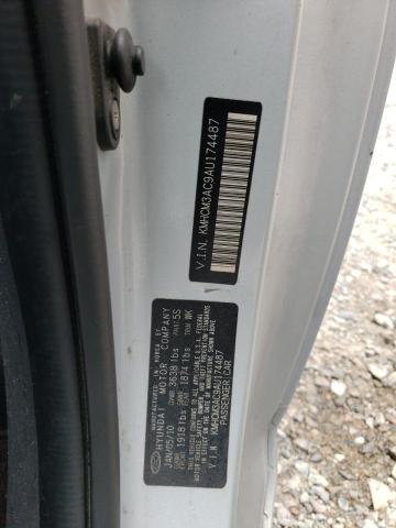 Photo 10 from auction – 2010 HYUNDAI ACCENT BLU with VIN KMHCM3AC9AU174487
