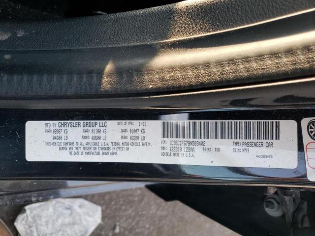 Photo 10 from auction – 2011 CHRYSLER 200 TOURIN with VIN 1C3BC1FG7BN503402