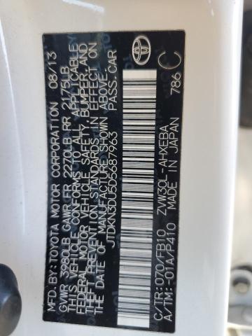 Photo 10 from auction – 2013 TOYOTA PRIUS with VIN JTDKN3DU5D5687963