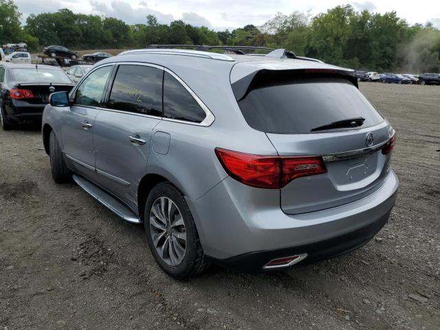 Photo 3 from auction – 2016 ACURA MDX TECHNO with VIN 5FRYD4H41GB044458
