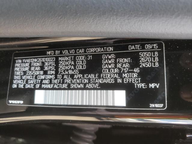 Photo 10 from auction – 2016 VOLVO V60 CROSS with VIN YV4612HK2G1010023