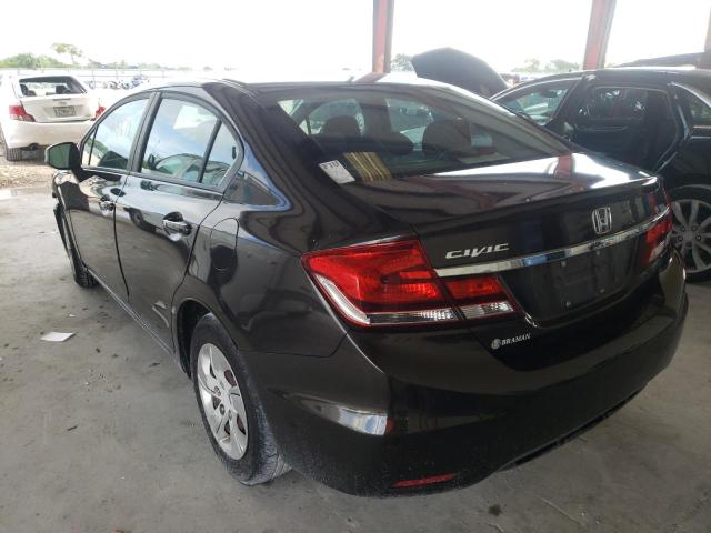 Photo 3 from auction – 2013 HONDA CIVIC LX with VIN 19XFB2F50DE069822