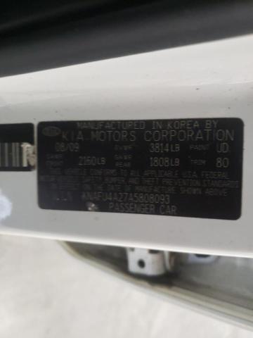Photo 10 from auction – 2010 KIA FORTE EX with VIN KNAFU4A27A5808093