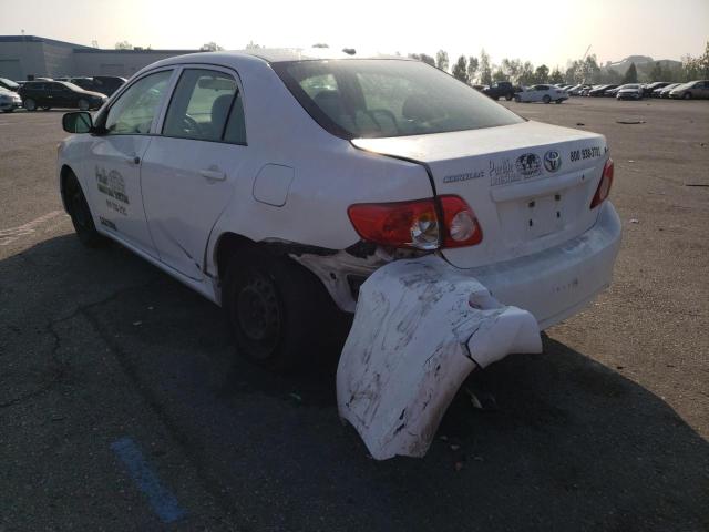 Photo 3 from auction – 2009 TOYOTA COROLLA BA with VIN JTDBL40E899089876