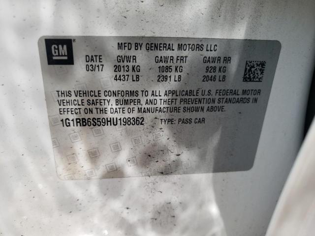 Photo 10 from auction – 2017 CHEVROLET VOLT PREMI with VIN 1G1RB6S59HU198362