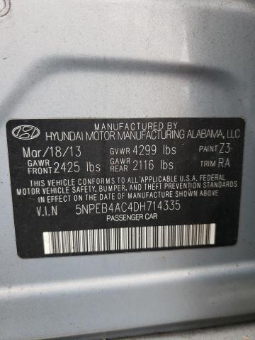 Photo 10 from auction – 2013 HYUNDAI SONATA GLS with VIN 5NPEB4AC4DH714335