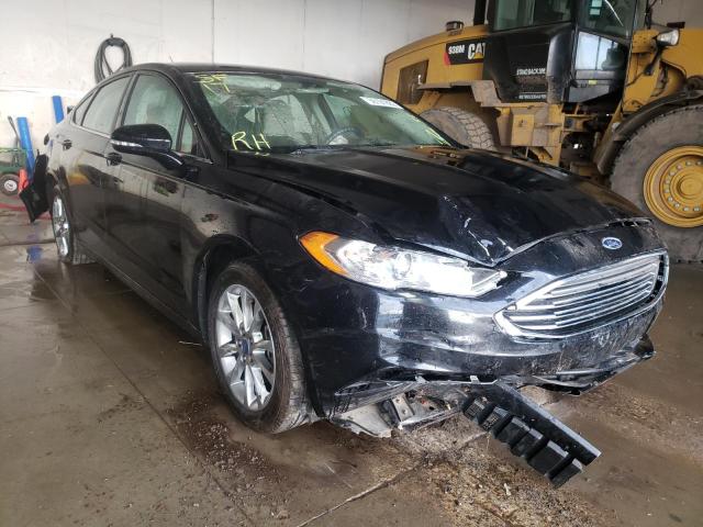 FORD FUSION SE 2017 with VIN 3FA6P0HD0HR286625 - Photo from auction