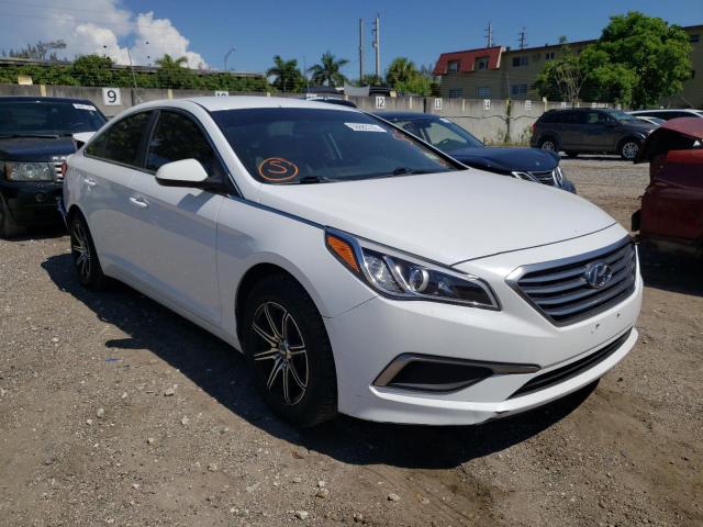HYUNDAI SONATA SE 2016 with VIN 5NPE24AF7GH354525 - Photo from auction