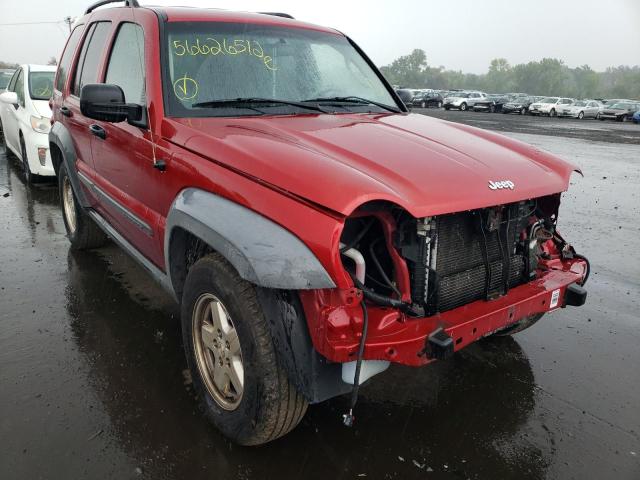 JEEP LIBERTY SP 2007 with VIN 1J4GL48K77W537839 - Photo from auction