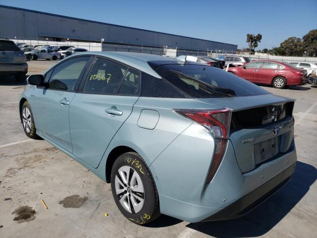Photo 3 from auction – 2018 TOYOTA PRIUS with VIN JTDKBRFU6J3602872