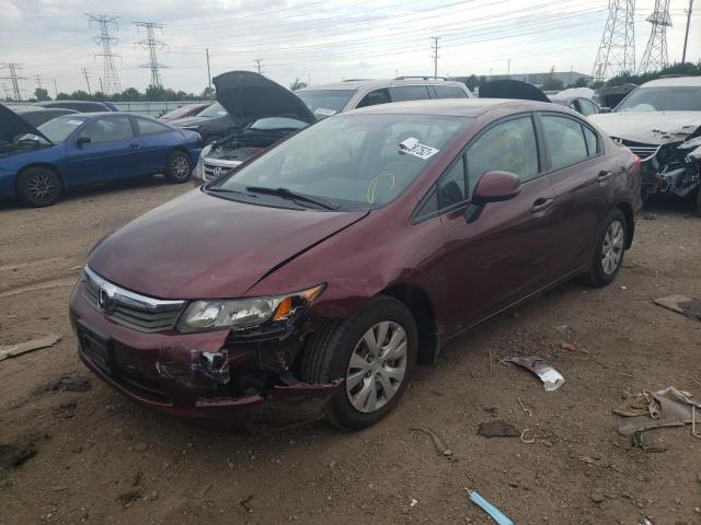 Photo 2 from auction – 2012 HONDA CIVIC LX with VIN 19XFB2F58CE034153