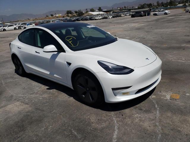 TESLA MODEL 3 2021 with VIN 5YJ3E1EA1MF053125 - Photo from auction