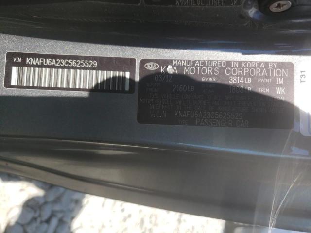 Photo 10 from auction – 2012 KIA FORTE EX with VIN KNAFU6A23C5625529
