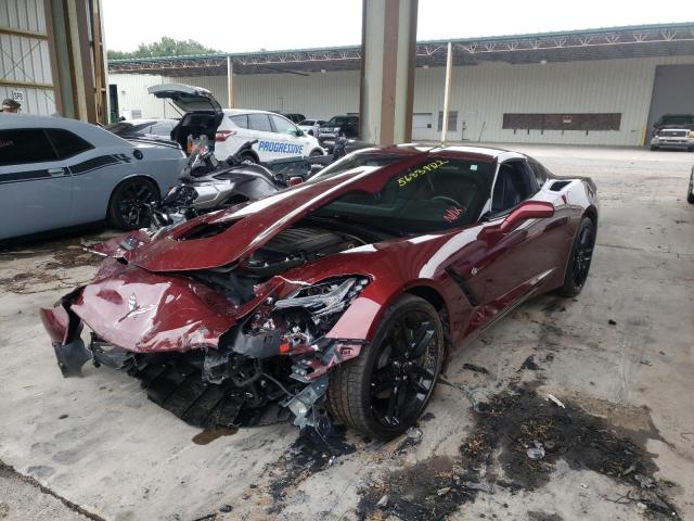 Photo 2 from auction – 2019 CHEVROLET CORVETTE S with VIN 1G1YB2D76K5112283