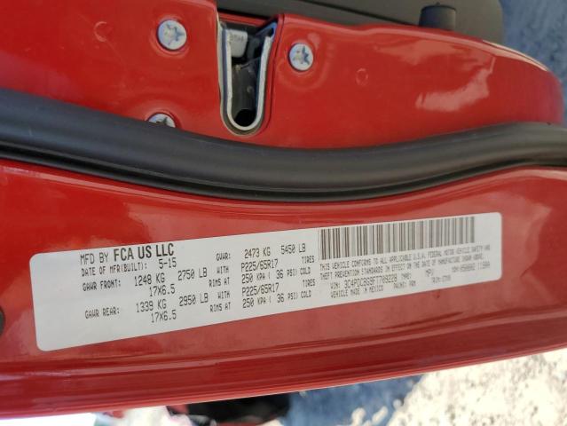 Photo 10 from auction – 2015 DODGE JOURNEY SX with VIN 3C4PDCBG9FT709228