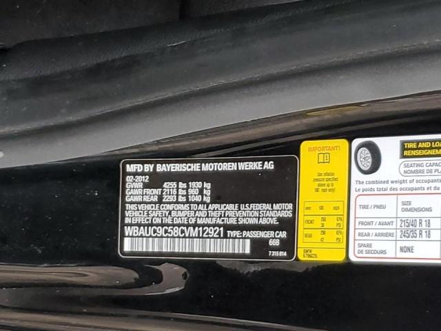 Photo 10 from auction – 2012 BMW 135 I with VIN WBAUC9C58CVM12921