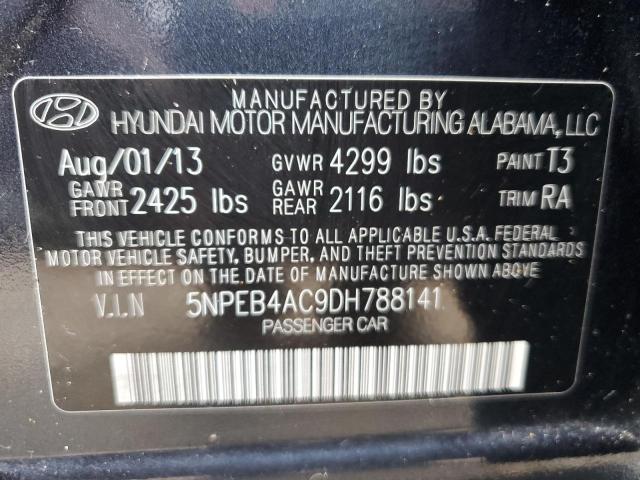 Photo 10 from auction – 2013 HYUNDAI SONATA GLS with VIN 5NPEB4AC9DH788141