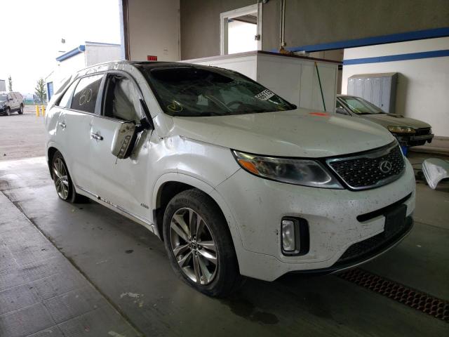 KIA SORENTO SX 2014 with VIN 5XYKWDA71EG487124 - Photo from auction