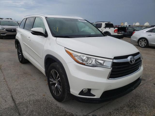TOYOTA HIGHLANDER 2016 with VIN 5TDKKRFH8GS131754 - Photo from auction