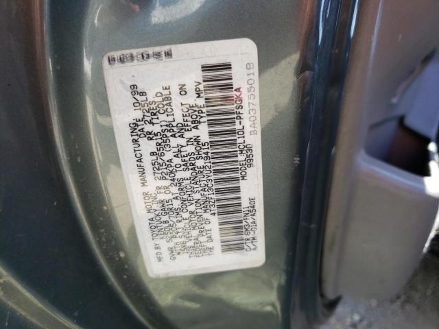 Photo 10 from auction – 2000 TOYOTA SIENNA LE with VIN 4T3ZF13C3YU219415