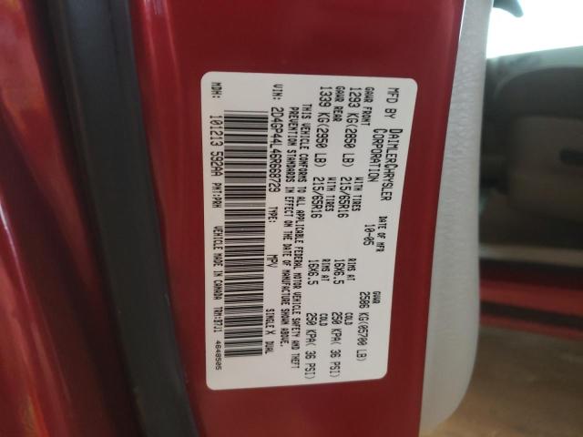 Photo 10 from auction – 2006 DODGE GRAND CARA with VIN 2D4GP44L46R668729
