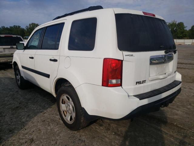 Photo 3 from auction – 2014 HONDA PILOT LX with VIN 5FNYF4H2XEB022174