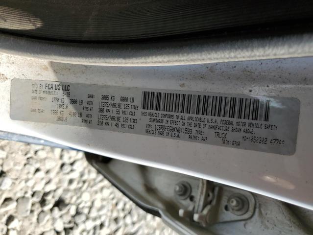 Photo 10 from auction – 2019 RAM 1500 REBEL with VIN 1C6RRFEG0KN841593