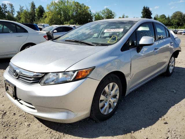 Photo 2 from auction – 2012 HONDA CIVIC LX with VIN 2HGFB2F57CH578617