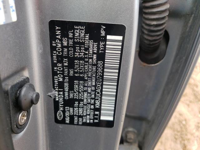 Photo 10 from auction – 2014 HYUNDAI TUCSON GLS with VIN KM8JUCAGXEU799688