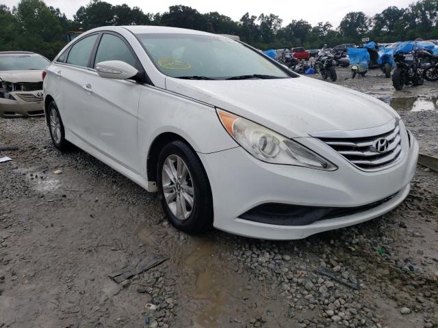 HYUNDAI SONATA GLS 2014 with VIN 5NPEB4AC8EH885915 - Photo from auction