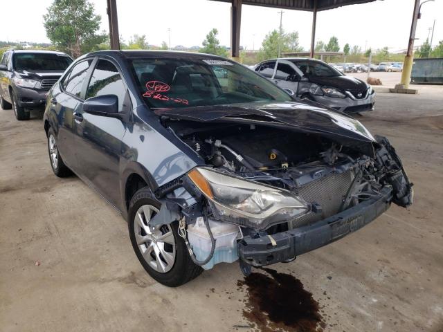 TOYOTA COROLLA L 2015 with VIN 2T1BURHE7FC372371 - Photo from auction
