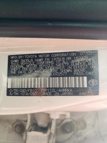 Photo 10 from auction – 2008 TOYOTA SCION XD with VIN JTKKU10428J002577