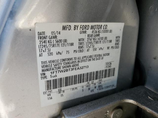 Photo 10 from auction – 2015 FORD F250 SUPER with VIN 1FT7W2BT3FEA32713