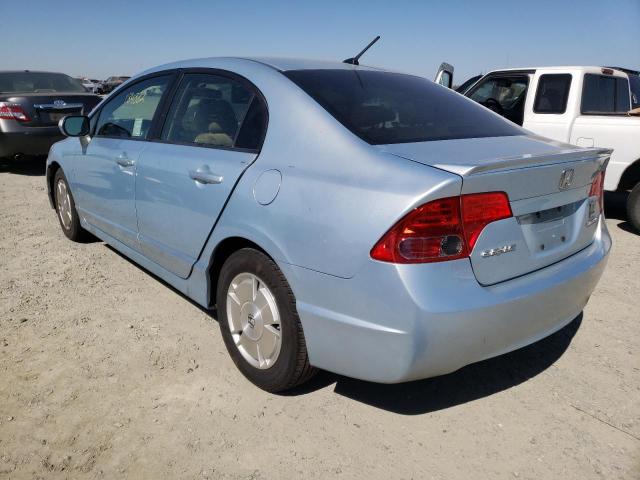 Photo 3 from auction – 2008 HONDA CIVIC HYBR with VIN JHMFA36248S013267