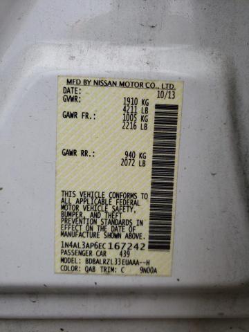 Photo 10 from auction – 2014 NISSAN ALTIMA 2.5 with VIN 1N4AL3AP6EC167242