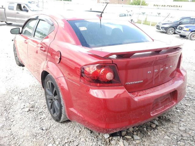 Photo 3 from auction – 2013 DODGE AVENGER SX with VIN 1C3CDZCB0DN620024